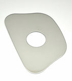 GG Cigarette Lighter Trim Plate for T2000 Kenworth 2006+ Plain Stainless #66984