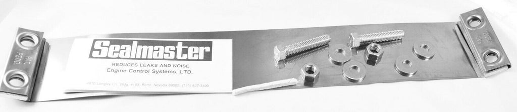 Semi Truck 6" Stainless Flat Clamp for Flex Pipe Exhaust Seal Master 66-600