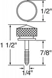 Dash Panel Screws for Peterbilt Coarse Threads Clear Jewel GG#67012 Set of 14