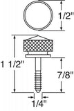 Dash Panel Screws for Peterbilt Coarse Threads Clear Jewel GG#67012 Set of 14