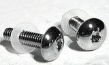 Dash Panel Screws for Kenworth Torx Button Head Chrome GG#67070 Pair