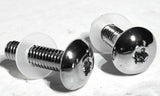 Dash Panel Screws for Kenworth Torx Button Head Chrome GG#67070 Pair