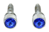 Dash Panel Screws for Peterbilt 2001–2005 Blue Jewel Chrome Plate GG#67091- Pair