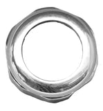 Key Face Nut for Peterbilt 359 379 389 w/out Plate, Chrome 3/8" H GG#67100