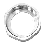Key Face Nut for Peterbilt 359 379 389 w/out Plate, Chrome 3/8" H GG#67100