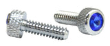 Dash Screws for Peterbilt 1987-00 Blue Jewel Chrome 1 3/16" Tall GG#67151 Pair