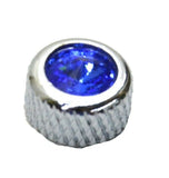 Dash Screws for Peterbilt 1987-00 Blue Jewel Chrome 1 3/16" Tall GG#67151 Pair