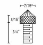 GG Dash Panel Screws for Peterbilt Red Jewel Chrome Fine Thread #67255 Set of 22