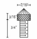 GG Dash Panel Screws for Peterbilt Red Jewel Chrome Fine Thread #67255 Set of 22
