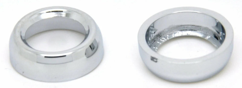 Toggle Switch Face Nut Cover Set for Peterbilt Dash Chrome Plastic GG67261 Pair