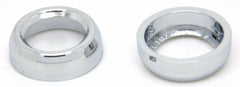 Toggle Switch Face Nut Cover Set for Peterbilt Dash Chrome Plastic GG67261 Pair