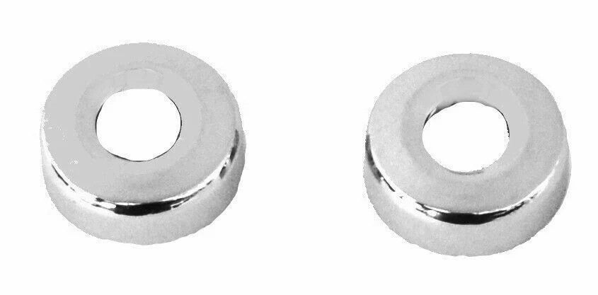 Face Nut Covers for Freightliner Dash Toggle Switch Chrome Plastic GG67262 Pair
