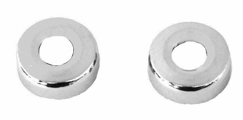 Face Nut Covers for Freightliner Dash Toggle Switch Chrome Plastic GG67262 Pair