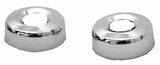 Face Nut Covers for Freightliner Dash Toggle Switch Chrome Plastic GG67262 Pair