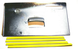 Glove Box Cover for Kenworth 2006 & up W900 Chrome Plastic Tape Mount GG#67843