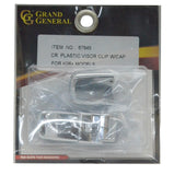Sun Visor Clip w/Cover for Kenworth W & T Model 2006 & Up Plastic GG#67845 Each