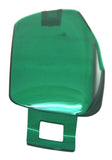 Door Oval Light Lens Drivers Side for Kenworth 2006-14 Green Plastic GG#67893
