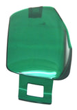Door Oval Light Lens Drivers Side for Kenworth 2006-14 Green Plastic GG#67893