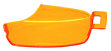 GG Door Oval Light Lens Passenger Side for Kenworth 2006-14 Amber Plastic #67920