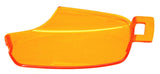GG Door Oval Light Lens Passenger Side for Kenworth 2006-14 Amber Plastic #67920