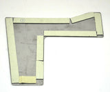 Cup Beverage Holder Side Trim for 379 Peterbilt 2001-05 Stainless GG#67951
