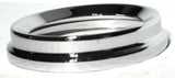 Gauge Cover Small for Peterbilt 1987-05 Ridged Chrome Steel 2 1/4 GG#68162 Each