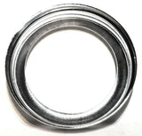 Gauge Cover Small for Peterbilt 1987-05 Ridged Chrome Steel 2 1/4 GG#68162 Each