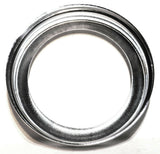 Gauge Cover Small for Peterbilt 1987-05 Ridged Chrome Steel 2 1/4 GG#68162 Each