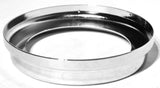 Gauge Cover Small for Peterbilt 1987-05 Ridged Chrome Steel 2 1/4 GG#68162 Each