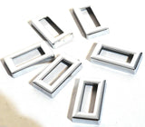 Switch Label Bezel Set for for Kenworth 1982-2005 Chrome Plastic GG#68232–6 Pack