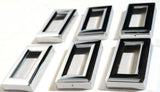 Switch Label Bezel Set for for Kenworth 1982-2005 Chrome Plastic GG#68232–6 Pack