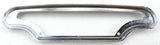 Instrument Panel Bezel for Peterbilt 2000-04 w/Visor Chrome Plastic GG#68239