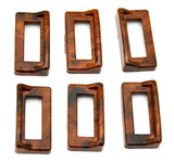 Switch Label Bezels for Kenworth 1982-05 Wood Grain Visor GG68247-6 Pieces