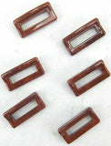 Switch Label Bezels for Peterbilt 1977-00 Woodgrain Visor Plastic GG#68248-6 pc