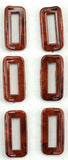 GG Switch Label Bezels for Peterbilt 2001-05 Woodgrain Visor Plastic #68249-6 pc