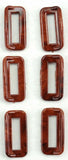 GG Switch Label Bezels for Peterbilt 2001-05 Woodgrain Visor Plastic #68249-6 pc