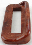 GG Switch Label Bezels for Peterbilt 2001-05 Woodgrain Visor Plastic #68249-6 pc