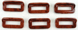 GG Switch Label Bezels for Peterbilt 2001-05 Woodgrain Visor Plastic #68249-6 pc