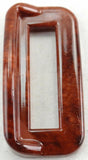 GG Switch Label Bezels for Peterbilt 2001-05 Woodgrain Visor Plastic #68249-6 pc