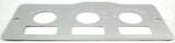 A/C Heater Control Plate HVAC for Peterbilt 3 Switch 3 Knob Stainless GG#68322