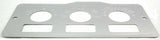 A/C Heater Control Plate HVAC for Peterbilt 3 Switch 3 Knob Stainless GG#68322