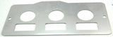 A/C Heater Control Plate HVAC for Peterbilt 3 Switch 3 Knob Stainless GG#68322