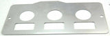 A/C Heater Control Plate HVAC for Peterbilt 3 Switch 3 Knob Stainless GG#68322