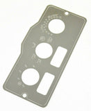 GG A/C Heater Control Plate HVAC for Peterbilt 2 Switch 3 Knob Stainless #68324