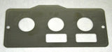 GG A/C Heater Control Plate HVAC for Peterbilt 2 Switch 3 Knob Stainless #68324