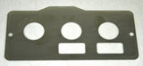 GG A/C Heater Control Plate HVAC for Peterbilt 2 Switch 3 Knob Stainless #68324