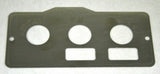 GG A/C Heater Control Plate HVAC for Peterbilt 2 Switch 3 Knob Stainless #68324