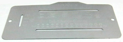 GG A/C Heater Control Plate HVAC for Peterbilt Slider Style Stainless #68328