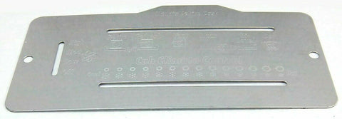 GG A/C Heater Control Plate HVAC for Peterbilt Slider Style Stainless #68328