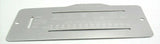 GG A/C Heater Control Plate HVAC for Peterbilt Slider Style Stainless #68328